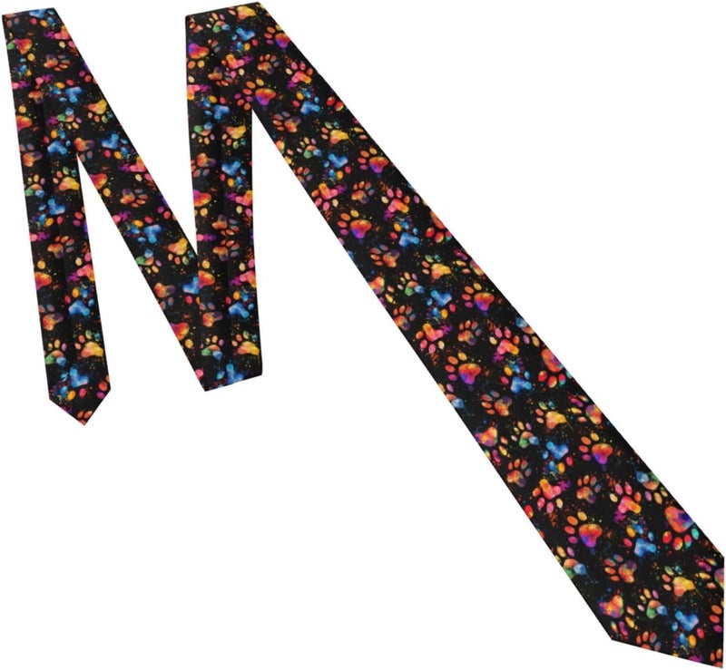 Yilad Tie for Men and Boy Novelty Fun Full Print Men's Necktie Skinny Fashion Narrow Wide - Image 3